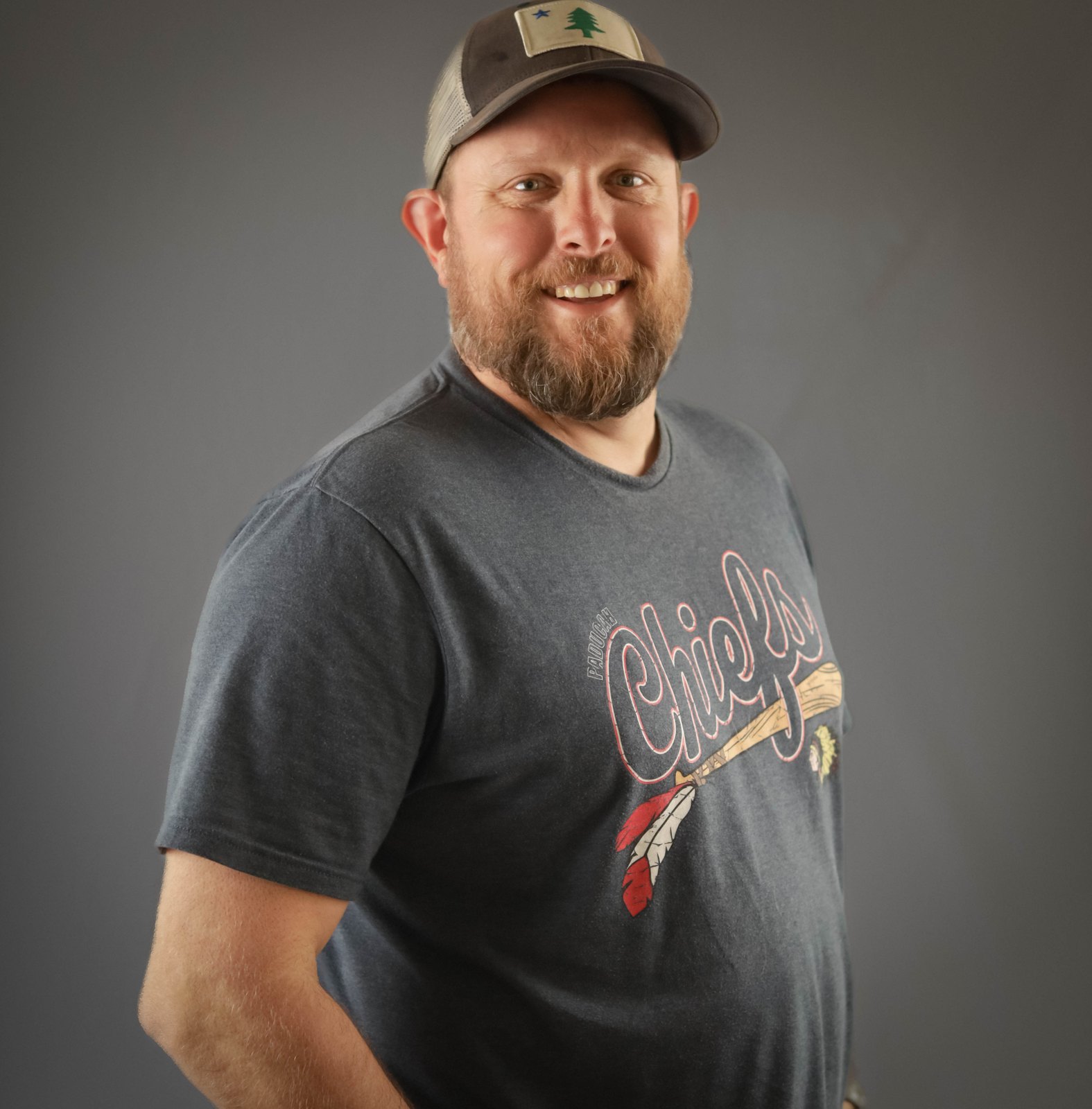 Studio portrait — in the frame